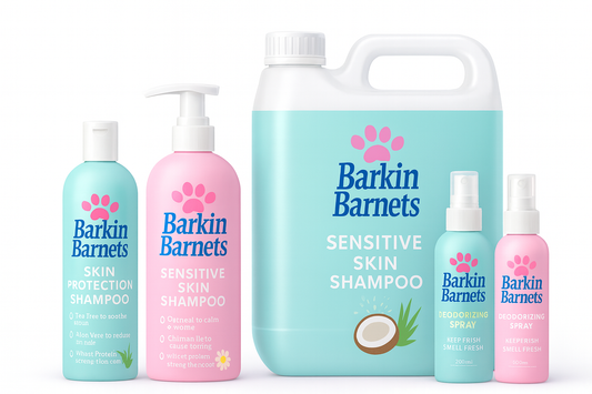 Barkin Barnets Bespoke Shampoo and Deodorant Range