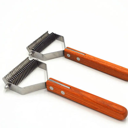 Pet Fur De-shedding Comb for Cats and Dogs